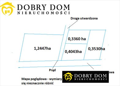 działka na sprzedaż 3530m2 działka Studzianki