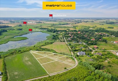 działka na sprzedaż 1267m2 działka Bogdany