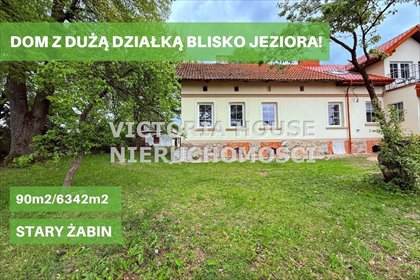 Dom z potencjałem i dużą działką blisko jeziora! dom Żabin