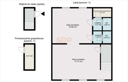 lokal użytkowy na sprzedaż 85m2 lokal użytkowy Warszawa, Mała