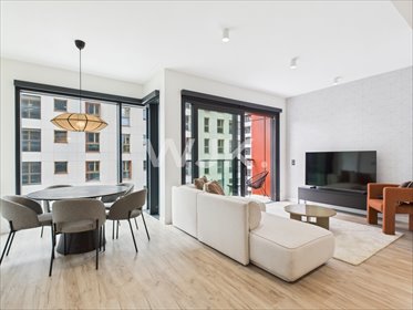 Na wynajem przestronne 85 m² w nowoczesnym Towarowa Towers mieszkanie Warszawa, Wola, Prosta