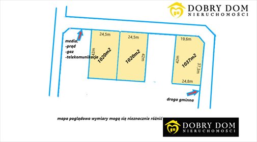 działka na sprzedaż 1020m2 działka Grabówka