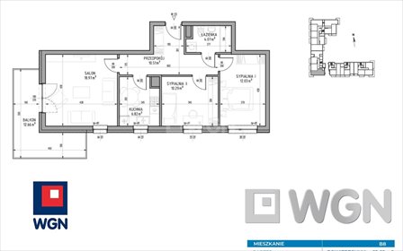 Nowoczesne 3 pokoje z balkonem - Wrotków Lublin mieszkanie Lublin, Wrotków, Wrotków