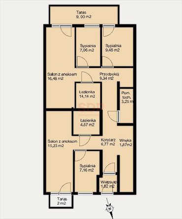 mieszkanie na sprzedaż 90m2 mieszkanie Wrocław, Krzyki, Jagodno, Buforowa