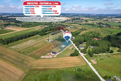 Działka 1975 m² pod zabudowę w Kępa Świeszyńska działka Kępa Świeszyńska