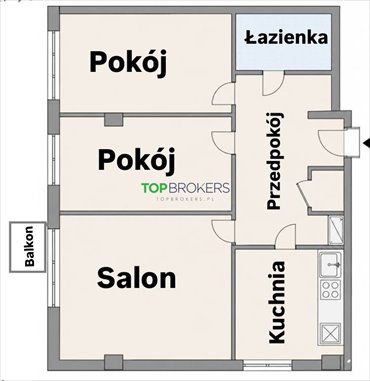 Przestronne 3-pokojowe mieszkanie z balkonem i piwnicą mieszkanie Warszawa, Bielany Piaski, Władysława Broniewskiego