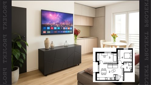 Polecam nowoczesne 2-pokojowe mieszkanie 53,35 m² w Stargardzie mieszkanie Stargard