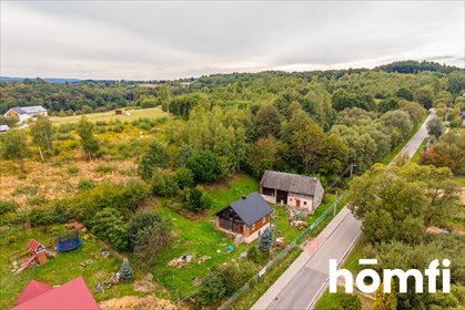 Działka 19 arów z domem, pełne uzbrojenie, potencjał. dom Mników