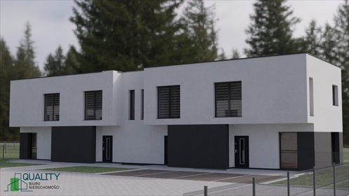 Nowoczesny dom szeregowy 84 m² z ogródkiem i parkingiem dom Słonawy