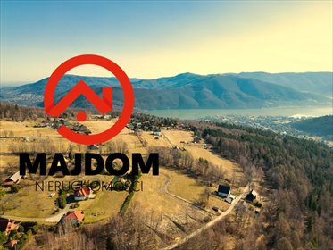 Zaciszna działka budowlana 11 arów w Międzybrodziu Bialskim działka Międzybrodzie Bialskie