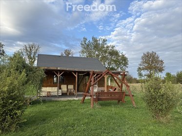 Działka 8 454 m² z warunkami zabudowy i domkiem w Miłuszach działka Miłusze