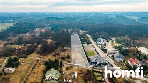 Działka 3592 m² z domem i zieloną strefą - polecam! działka Radom, Wośniki, Owalna
