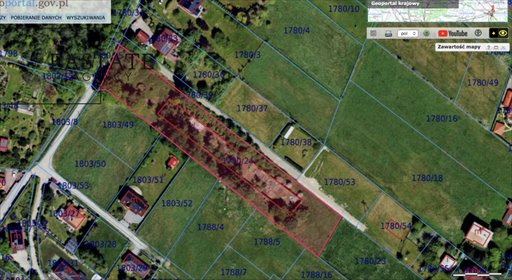 działka na sprzedaż 4962m2 działka Jaworze, Myśliwska