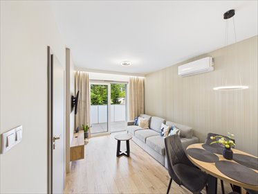 Nowoczesny 2-pokojowy apartament 35 m² z dużym balkonem mieszkanie Kołobrzeg, Solne Zdroje, Hugo Kołłątaja