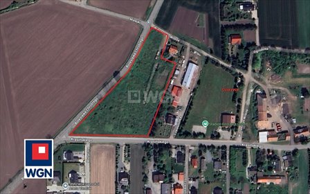 Działka pod zabudowę jednorodzinną, 8 899 m², Ozorzyce działka Ozorzyce, Krasińskiego