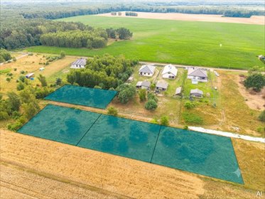 Gotowe WZ! Działka 1332 m² pod Bełchatowem działka Rasy