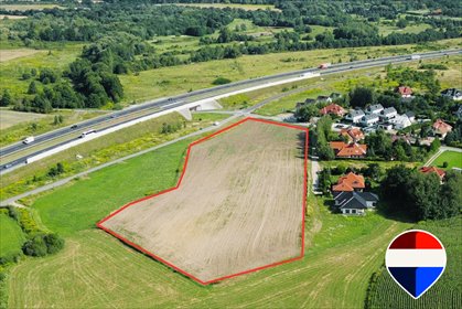 Działka 2,05 ha pod zabudowę mieszkaniową w Malin działka Malin, Spacerowa