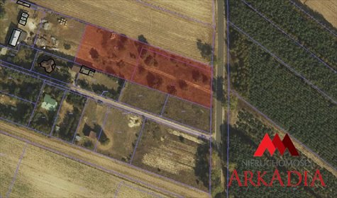 Dwie działki 3706 m² z dostępem do drogi i wodą działka Okna