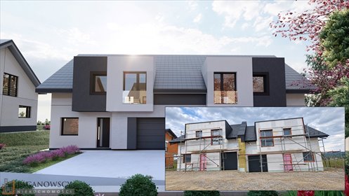 Sprzedam dom bliźniaczy 151 m² w Zielonkach z garażem dom Zielonki, Marszowiec