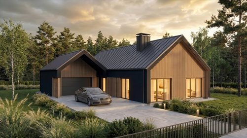 Nowoczesny dom w stylu Modern Country zapraszam dom Kopaszyn