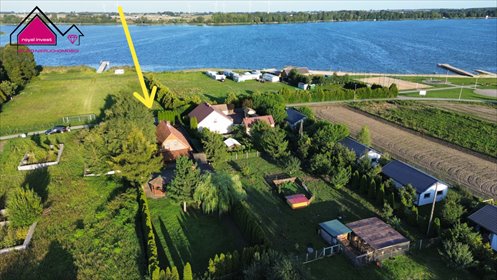 Na sprzedaż dom z bali 180 m² nad Jeziorem Gopło w Łuszczewie dom Łuszczewo