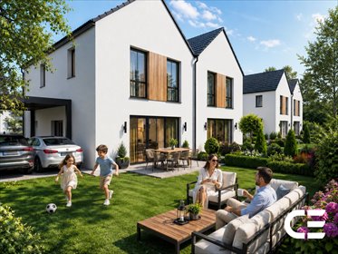 Nowoczesny dom 117 m² z poddaszem, ogród, garaż - polecam! dom Brzezina