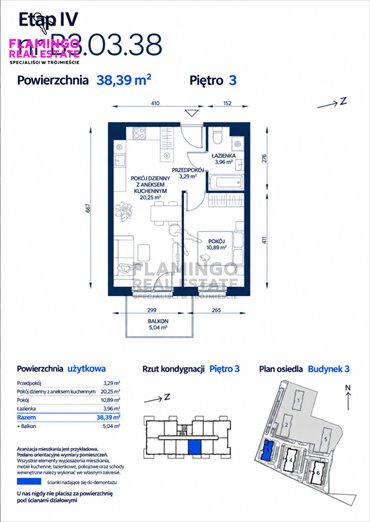 Do sprzedania funkcjonalne 2-pokojowe mieszkanie 39 m² w Gdańsku mieszkanie Gdańsk, Orunia Południe