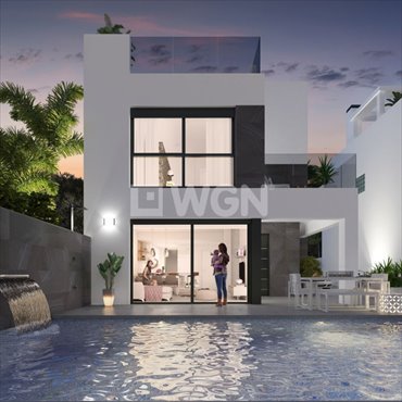 Sprzedam nowoczesny bungalow z basenem i solarium w Orihuela dom Orihuela Costa, Costa Blanca