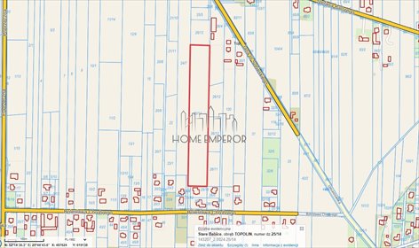 Zapraszam do zakupu działki 10 000 m² z mediami w Topolinie działka Topolin, Bolesława Chrobrego