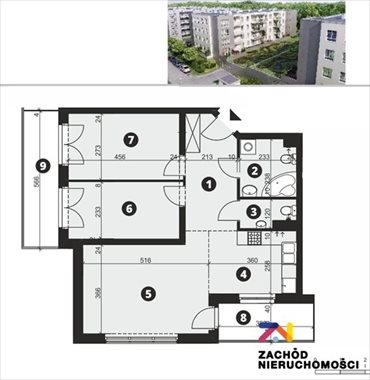 mieszkanie na sprzedaż 69m2 mieszkanie Zielona Góra, Szosa Kisielińska