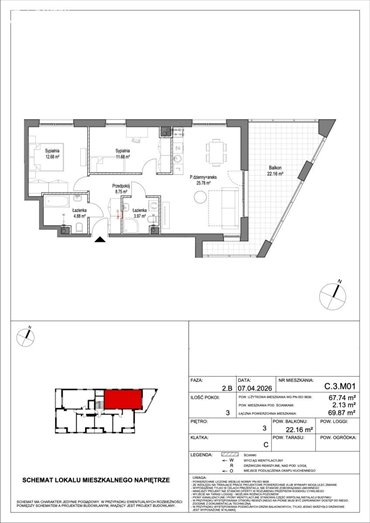 mieszkanie na sprzedaż 68m2 mieszkanie Gdańsk, Zaspa, Leszczyńskich