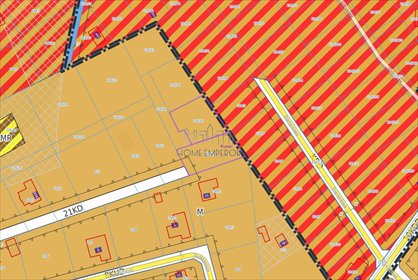 Na sprzedaż działki 980 m² w Ruscu z mediami i planem M działka Rusiec, Główna