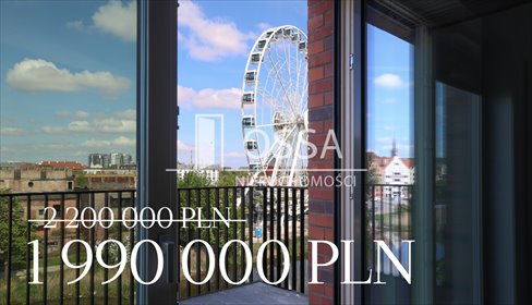 Do sprzedania loft z widokiem na Motławę i Stare Miasto mieszkanie Gdańsk, Śródmieście, Angielska Grobla