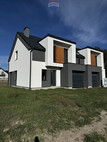Nowoczesny bliźniak 125 m² z garażem i działką 650 m² dom Myśliszewice