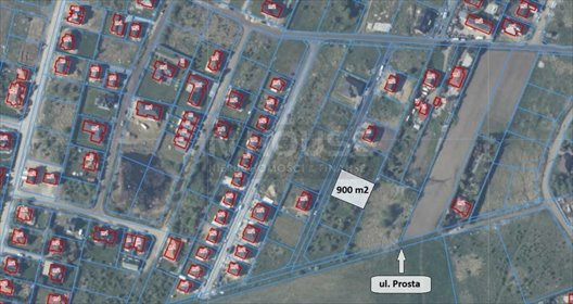działka na sprzedaż 900m2 działka Mierzyn, Horyzontalna