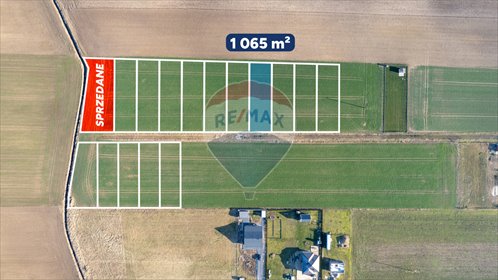 działka na sprzedaż 1065m2 działka Śmiechów