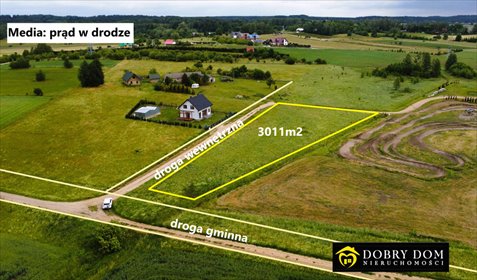Działka 3011m² z warunkami zabudowy i mediami polecam działka Bohdan