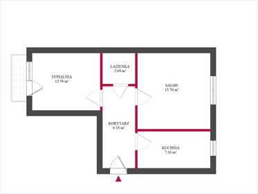 mieszkanie na sprzedaż 47m2 mieszkanie Łódź, Górna, Konstantego Ciołkowskiego