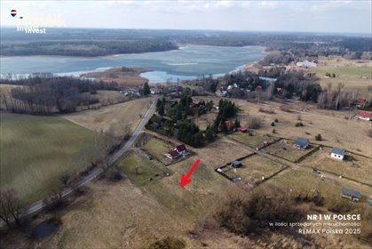 Działka 909 m² pod dom i rekreację w Guty Rożyńskie działka Guty Rożyńskie