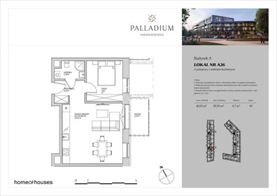 Dwupokojowe mieszkanie 39,59 m2 w Bielawach, Bydgoszcz mieszkanie Bydgoszcz, Bielawy, Ignacego Paderewskiego