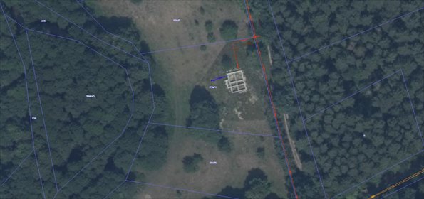 Działka z fundamentami domu nad rzeką Kosna - zapraszam działka Pajtuny