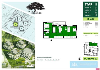 mieszkanie na sprzedaż 53m2 mieszkanie Rzeszów, Przybyszówka, Dębicka