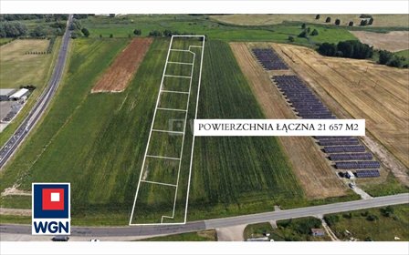 Na sprzedaż działka 21 600 m² pod produkcję i logistykę działka Żmigród, Kościuszki