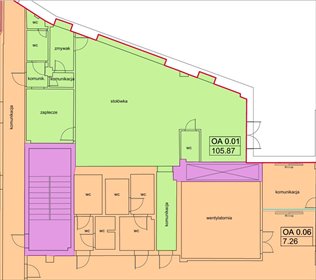 lokal użytkowy na wynajem 114m2 lokal użytkowy Warszawa, Mokotów Służew