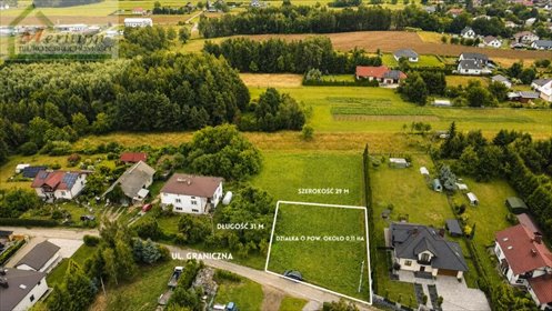 Działka budowlana 1100 m² w Korczynie - polecam działka Korczyna