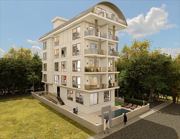 Apartament z widokiem na morze i góry, basen, 2 pokoje mieszkanie Alanya, Kızlar Pınarı, Alanya, Antalya