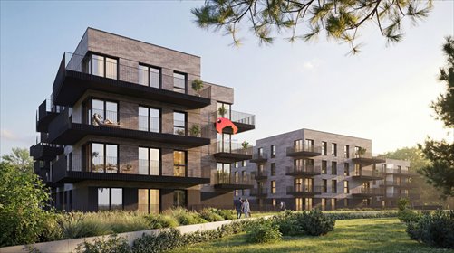Na sprzedaż nowoczesne 3-pokojowe mieszkanie z tarasem 53,5 m² mieszkanie Bydgoszcz, Flisy, Mińska