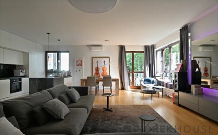 Do sprzedania przestronne 94,55 m² mieszkanie z patio i garażem mieszkanie Warszawa, Wilanów, Stanisława Kostki Potockiego