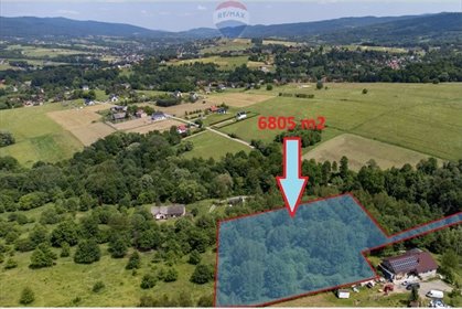 działka na sprzedaż 6805m2 działka Rychwałd