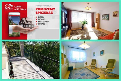 Przestronne 3-pokojowe mieszkanie z dużym balkonem mieszkanie Lublin, Kalinowszczyzna, Kalinowszczyzna